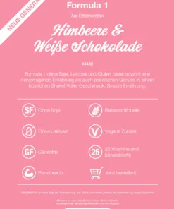 Alternative view of Herbalife Formula 1 ohne Soja, Laktose und Gluten-Himbeere und Weisse Schokolade 500g
